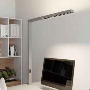 ARCCHIO, Arcchio Jolinda LED-Office-Klemmleuchte, silber, Arcchio Jolinda LED-Office-Klemmleuchte, silber