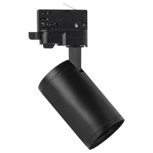 Megaman, Strahler Mora GU10 für 3-Phasen-Schiene schwarz, Megaman Mora LED-Schienenstrahler 3phasig GU10 Schwarz
