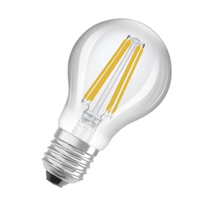 Osram, OSRAM 4099854009617 LED EEK A (A - G) E27 Glühlampenform 5 W = 75 W Warmweiß (Ø x H) 60 mm x 60 mm 1 St., OSRAM Hocheffiziente 5-W-Filament-LED-Lampe A75, E27, 1055 lm, warmweiß, 3000 K, 210 lm/W, EEK A