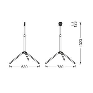 LEDVANCE, Ledvance LED Worklight Value Tripod einflammig 20W, Ledvance LED Worklight Value Tripod einflammig 20W