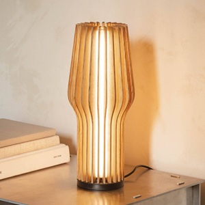 Eva Solo, EVA Solo Radiant LED-Tischlampe Akku eiche, EVA Solo LED-Akku-Tischlampe Radiant, Holz hell, Ø 9,5 cm