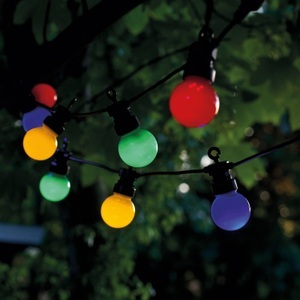 Sirius, Sirius - Lichterkette Lucas Solar Starter Set Mehrfarbig, Sirius LED-Lichterkette »LED Lichterkette Lucas Solar, farbig«, 10 St.-flammig