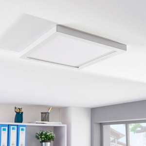 Lampenwelt.com, Weiße, eckige LED-Deckenlampe Solvie, LED-Deckenleuchte Solvie, weiß, eckig, 30 x 30 cm