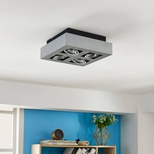 Lampenwelt.com, GU10-Strahler Vince mit LED-Lampen, 
