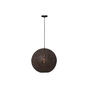 Freelight, Hängelampe Oronero, Ø 40 cm, schwarz/gold, Metall, Hängelampe Oronero, Ø 40 cm, schwarz/gold, Metall