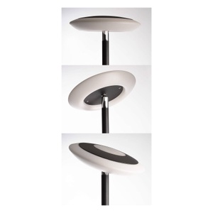 Deko-Light, LED-Stehleuchte Bermuda, Kopf neigbar, schwarzgrau, LED-Stehleuchte Bermuda, Kopf neigbar, schwarzgrau