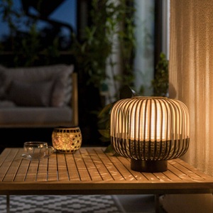 Forestier, Forestier Bamboo Light S Tischlampe 24 cm schwarz, Forestier Bamboo Light S Tischlampe 24 cm schwarz