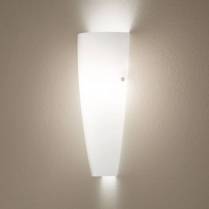 Fabas Luce, Weiße Wandleuchte Dedalo IP44, Weiße Wandleuchte Dedalo IP44