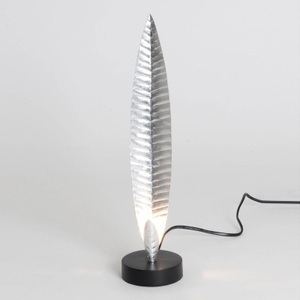 J. Holländer, Tischleuchte Penna silber Höhe 38 cm, Tischleuchte Penna silber Höhe 38 cm