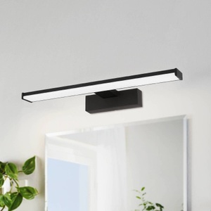 Eglo, EGLO Spiegelleuchte Pandella 1 LED schwarz 60 cm, LED-Wandleuchte Pandella 1, Länge 40 cm, schwarz, Aluminium