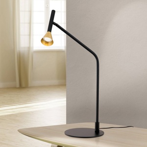 Orion, LED-Tischlampe Odeon, schwarz, schwenkbar, LED-Tischlampe Odeon, schwarz, schwenkbar