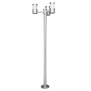 Eglo, Moderne LED-Mastleuchte Basalgo aus Edelstahl, 