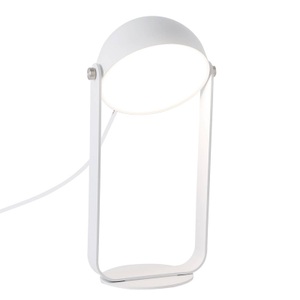 Viokef, LED-Tischleuchte Hemi schwenkbarer Schirm weiß, LED-Tischleuchte Hemi schwenkbarer Schirm weiß