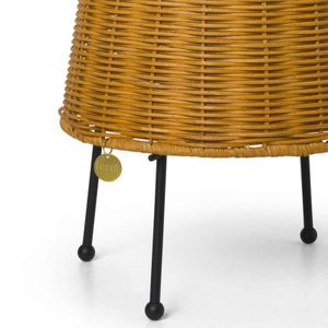 ferm living, Porti Braided Schnurlosleuchte Rattan - Ø 25 x H 50 cm - Ferm Living beige en faser, Schnurlosleuchte Porti Braided faser beige Rattan - Ø 25 x H 50 cm - Ferm Living beige en faser