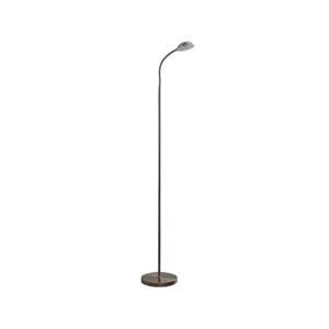 LINDBY, LED-Leseleuchte Giacomo mit Flexarm, nickel, 