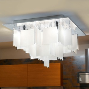 Eglo, Deckenleuchte Condrada 1 mit Glasbehang, Eglo Deckenlampe Condrada 1