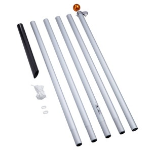 Diverse Hardware, Diverse Hardware Diverse Alu-Mast Fairybell, Fairybell Fahnenmast, 6 m, silber