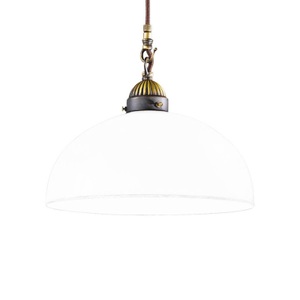 AUSTROLUX BY KOLARZ, Hängelampe Nonna Bianco Ø 30 cm einflammig rund, Hängelampe Nonna Bianco Ø 30 cm einflammig rund