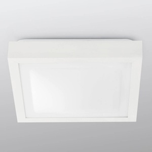 Lorefar (FARO), Badezimmer-Deckenleuchte Tola in eckiger Form, Badezimmer-Deckenleuchte Tola, 32 x 32 cm, weiß