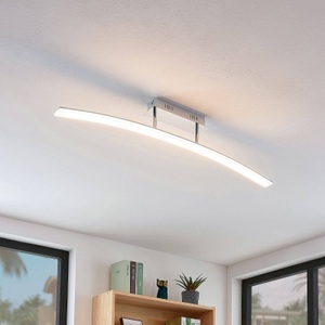 Lampenwelt.com, Bogenförmige LED-Deckenlampe Lorian, LED-Deckenlampe Lorian