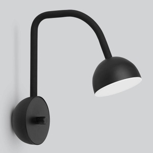 Northern, Northern Blush Wandleuchte schwarz, Wandleuchte mit Stromkabel Blush LED metall schwarz / verstellbar - Northern schwarz en metall
