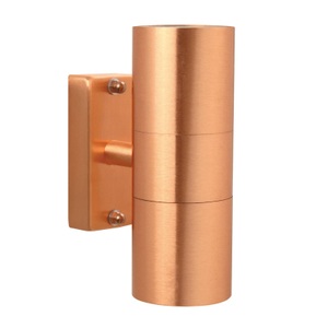 Tin Double Außenwandleuchte aus Kupfer