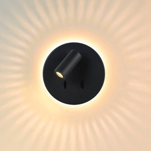 Lucide, LED-Wandleuchte Bentjer 2 Lichtquellen schwarz, LED-Wandleuchte Bentjer 2 Lichtquellen schwarz