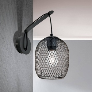 Orion, Wandleuchte Georgina mit Käfigschirm, Wandleuchte Georgina mit Käfigschirm