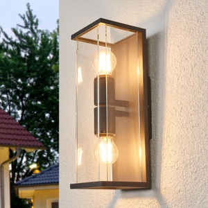 Gläserne Außenwandlampe Annalea