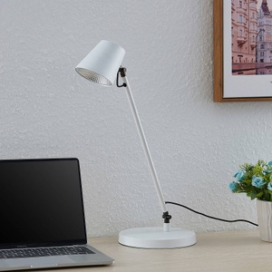 LUCANDE, Lucande Kenala LED-Schreibtischlampe, weiß, 