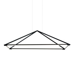 GROK, Grok Tubs LED-Hängelampe in Matt-Schwarz 90x60 cm, LEDS-C4 Tubs LED-Hängelampe matt-schwarz 90x60 cm