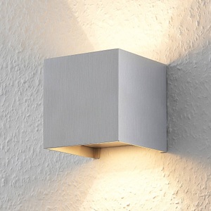 Lampenwelt.com, Zuzana - Alu-Wandleuchte mit G9-LED-Lampe, Arcchio Deckenspot Jolina, rund, weiß, Aluminium