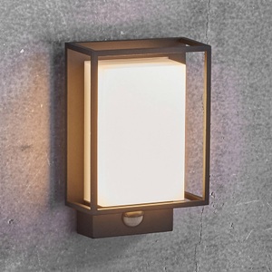 LED-Außenwandleuchte Nestor mit Bewegungsmelder