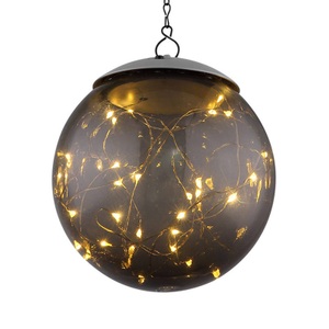 mutoni light, Solarleuchte Kunststoff schwarz 20xLED, Solarleuchte Kunststoff schwarz 20xLED