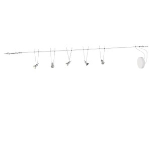 Lampenwelt.com, LED-Seilsystem Marno, fünfflammig, Seilsystem Marno, fünfflammig