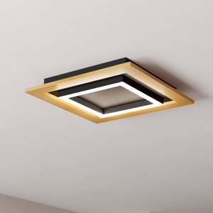 Eglo, LED-Deckenlampe Tirrenara, Fernbedienung, 37x37cm, Eglo Deckenlampe Tirrenara