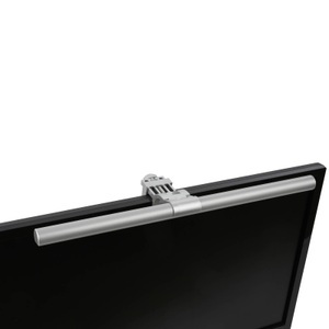 Briloner, LED-Klemmleuchte Screen, USB, dimmbar, CCT, silber, LED-Klemmleuchte Screen, USB, dimmbar, CCT, silber