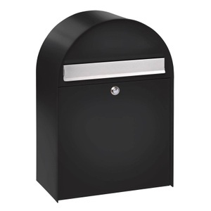 Burgwächter, Nordic 780 - großer Briefkasten, schwarz besch., 