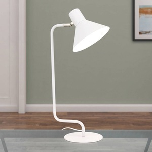 Orion, Schreibtischlampe Viktoria Kopf verstellbar weiß, Lampada da tavolo Viktoria