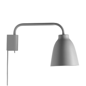 Fritz Hansen, Fritz Hansen-Caravaggio Read Wandleuchte, Grau, FRITZ HANSEN Caravaggio Wandlampe, grau