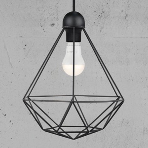 Nordlux, Modische Pendellampe Tees, Nordlux Tees 84863003 Pendelleuchte LED E27 60 W Schwarz