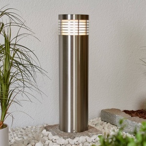 Lampenwelt.com, Wegelampe Tomita, Edelstahl V2A seewasserfest 60cm, 