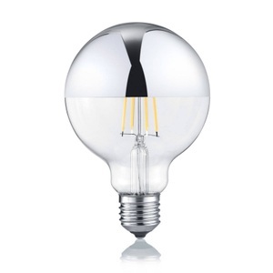 Trio Lighting, LED-Globelampe E27 7W 2.700K dimmbar Spiegelkopf, LED-Globelampe E27 7W 2.700K dimmbar Spiegelkopf