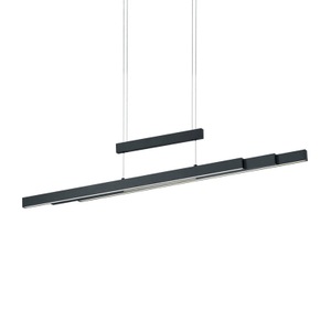 TRIO LEUCHTEN, LED-Pendellampe Trajan, 2.700-5.000K, schwarz matt