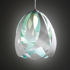SLAMP, Slamp Goccia di Luce, Pendelleuchte, blau-grün, 
