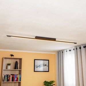 quitani, Quitani Niara LED-Deckenleuchte, schwarz eloxal, Quitani Niara LED-Deckenleuchte, schwarz eloxal