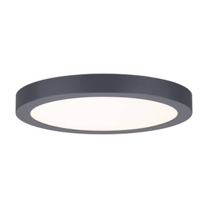 Paulmann LED-Panel Abia, rund Ø 30cm, dunkelgrau