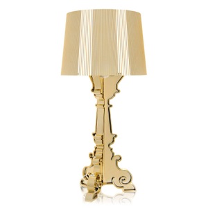 KARTELL, Kartell-Bourgie Lampe, Gold, Bourgie Gold Tischleuchte - Kartell gold en plastikmaterial
