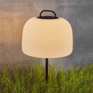Nordlux, LED-Erdspießleuchte Kettle mit Schirm Ø 22 cm, Nordlux Kettle-Spike zu Kettle Lampen Schwarz