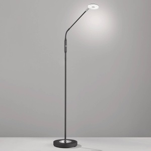 FISCHER&HONSEL GMBH, LED-Stehleuchte Dent, dimmbar, CCT, 1-flg. schwarz, Fischer & Honsel Led-stehleuchte , 40299 Dent , Schwarz , Metall , 150 cm , 003151092502